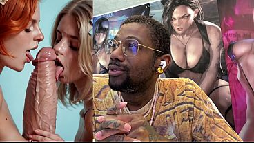 Delicious Naughty Blonde And Ginger Teens Licking A Bwc While Cumming, Ai Generated thumbnail