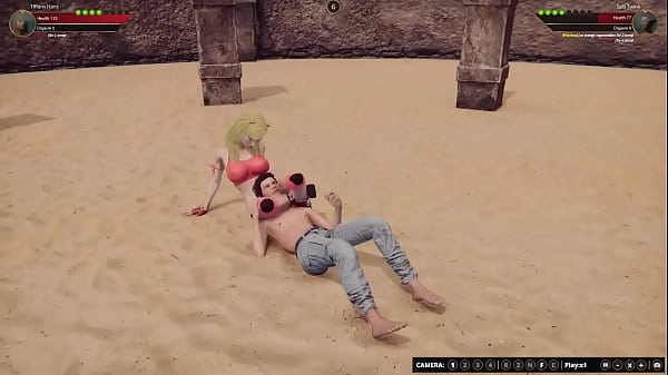 Tiffany vs twink nf3d mma mixed combat femdom battle 