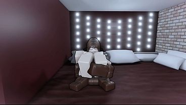 Me coji a una chica muy duro en un cuarto de Hotel en Roblox 