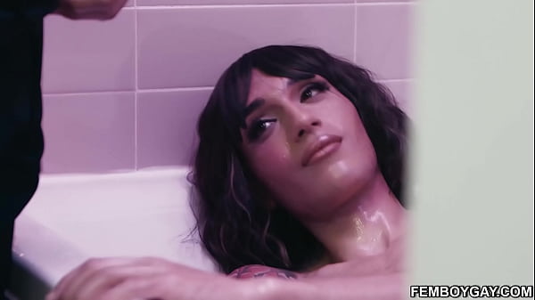 Play MP4 - Filthy Femboy Dante Snoww Takes A Bubble Bath And A Huge Cock in her asshole&excl; Enzo Muller anal fucks the filthy femboy in the bath room and cumes all over her face&excl;