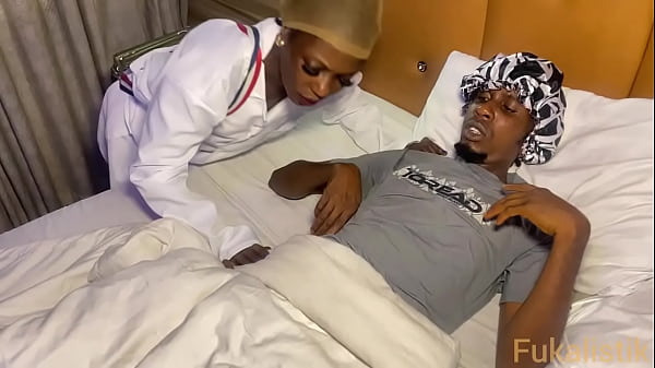 Ebony Family Nurse Knows How To Satisfy Her Patient Perfectly thumbnail