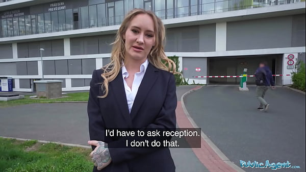 Play MP4 - Public Agent Hot hotel worker fucks a big fat cock in a public washroom in POV