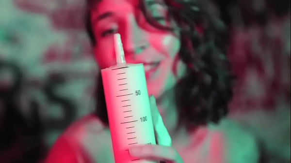 Pee play & whipped cream enema