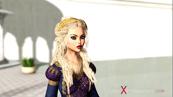 Play MP4 - A young princess gets fucked by 3d shemale in the dark dungeon