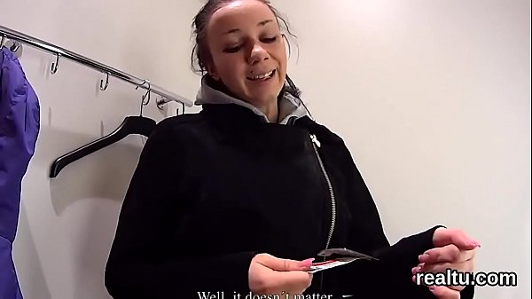 Charming czech nympho gets seduced_in the hypermarket and_shagged in pov