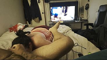 Hardboiledegg3 - And Chrissy The Fat Slut Loves To Rim My Ass Hole While Im Watching Porn In My Bed Room Sucking My Cock - Apr 23, 2026 thumbnail