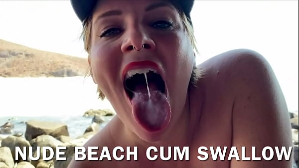 Strip Suck And Swallow Cum On A Nude Beach thumbnail