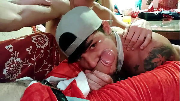 The Good Boys Give A Sweet Blowjob To Santa!!! thumbnail