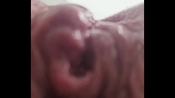 Very close dildo insertion 