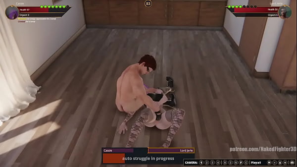 Cassie VS Lord Jerle (Naked Fighter 3D)