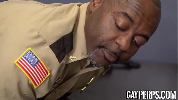 Officer Aaron Trainer tells Amone Bane that the only way for him to let him go without any repercussions is if he lets him have his way with him! 