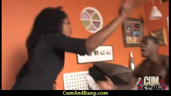 Supr hot ebony chick blows_a group_of whitedicks 27