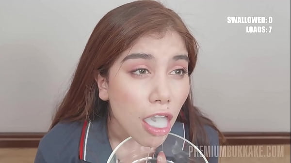 Play MP4 - PremiumBukkake - Marina Gold swallows 73 huge mouthful cumshots