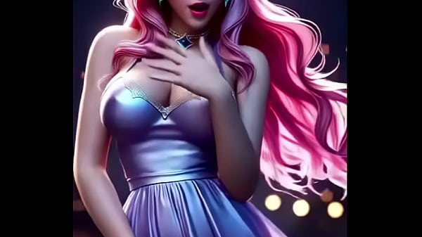 Seraphine Hot Dance趙希予 星光派對_League of Legends 3D Dance AI Generated_Uncensored Hentai Cosplay