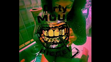 Ebony babe drinks my juices 