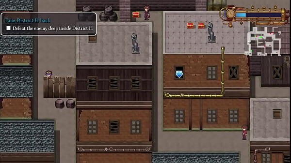 Play MP4 - Garota detetive luta contra um velho e seu robo gigante - Detective girl of the steam city - Parte 7