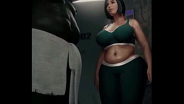 3d milf character in doggy