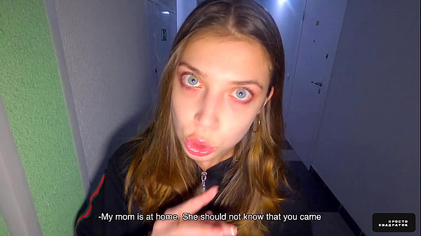 While_Parents_Are At Home We Fuck In The Staircase CumIn Panties And_Wear POVPublic