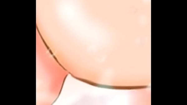後背位でツインテールのっ子を攻めて絶頂させるアニメ。