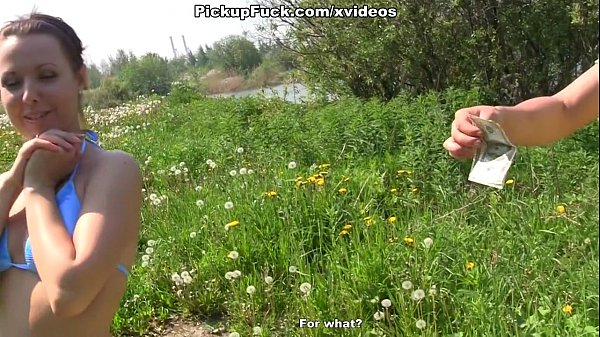 Play MP4 - Woman in bikini fuck in all holes in the street