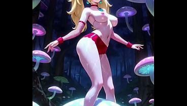 Princess Peach Dancing In A Magic Forest (ai Animation) thumbnail