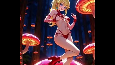 Princess Peach Dancing In A Magic Forest (ai Animation) thumbnail