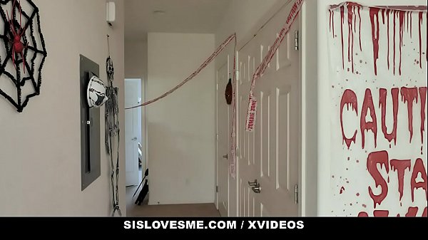 SisLovesMe - Costumed Stepsister (KatieKush) Gets Tricked Into A Hot_Creampie