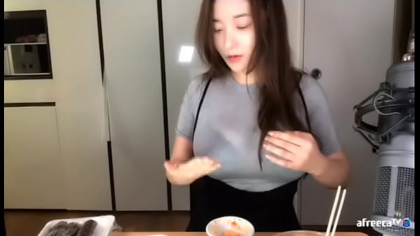 Big tits fondling on stream