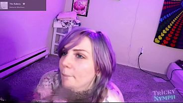 Oiled up boobie massage on stream part 2