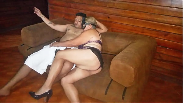 My mature_gilf boss invites me to_a cabin_in the