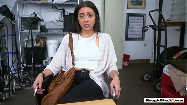 Get up_on the desk and_take my_big black cock hard and_deep