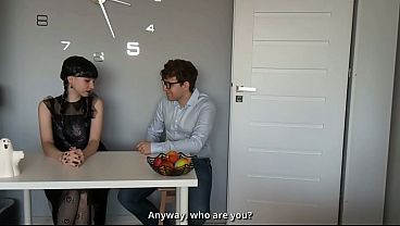 Bratty Wednesday didn t expected a human to have a such enormous cock that will penetrate her till creampie