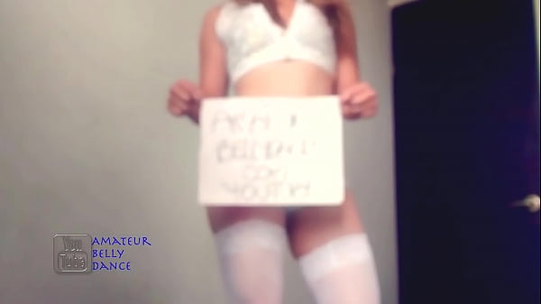 Too Hot Sensual Dancing inWhite Lingerie_For Gentlements_Only