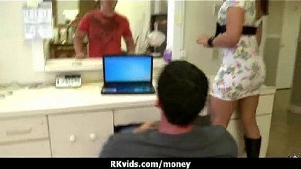 Sexy wild chick gets paid to fuck 25 