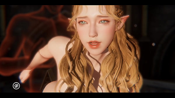 Uncensored_hentai 3D Eileenpussy is fuckedfast and hard in doggy_Elf Riseof Eros