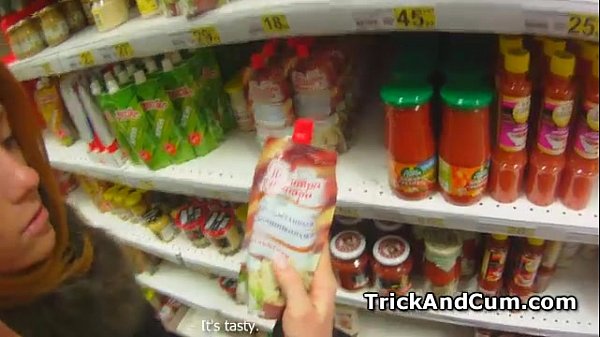 Cute Renata eats and fucks dick on spyglasses