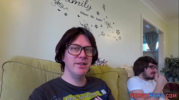 Busty babe sucking cock