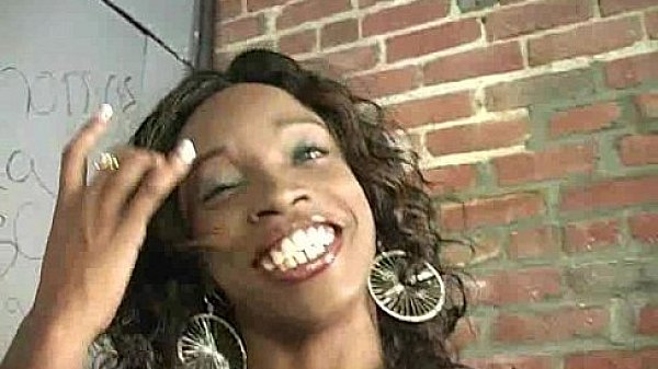 Ebony Slut Fucks A White Gloryhole Cock In Her First Interracial Scene 14 thumbnail
