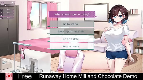 Runaway mili and chocolate free steam demo game visual nove lmature dating sim sexual content nsfw game 