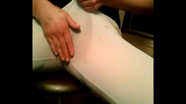 teen in leggings tight pants fingering