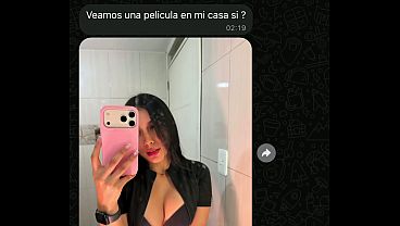 EX NOVIA CALIENTE ME ENVIA NUDES Y TERMINAMOS FOLLANDO DURO FRENTE AL ESPEJO