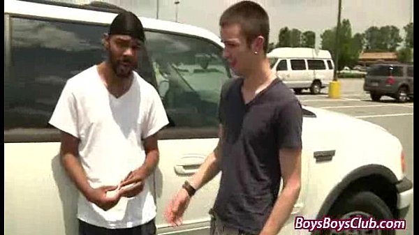 Blacks On Boys - Bareback Interracial Hardcore Fucking Movie 04
