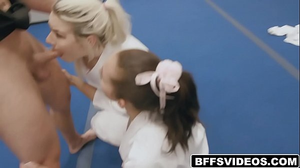 Codey_Steeles fat_cock pummels karate hotties Abigail Bella and Olivias pussies