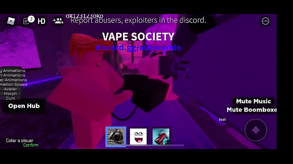 Girl gets pussyfucked by noob in roblox 