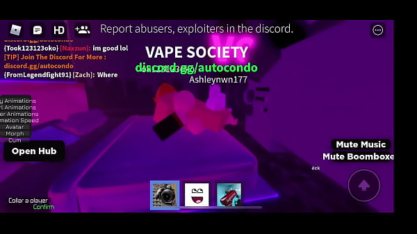Girl gets fucked in roblox while i record