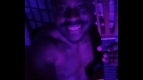 Purple lights while naked 3