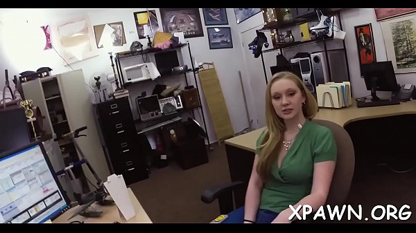 Girl is having sex in shop 