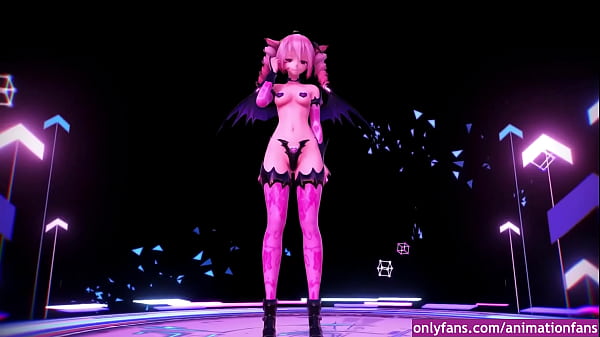 Mujer animacion baile sensual 