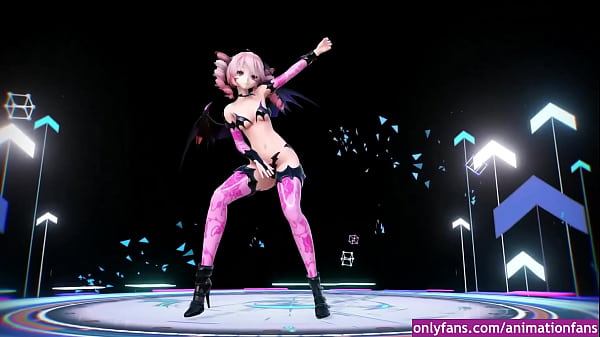 Mujer animacion baile sensual 