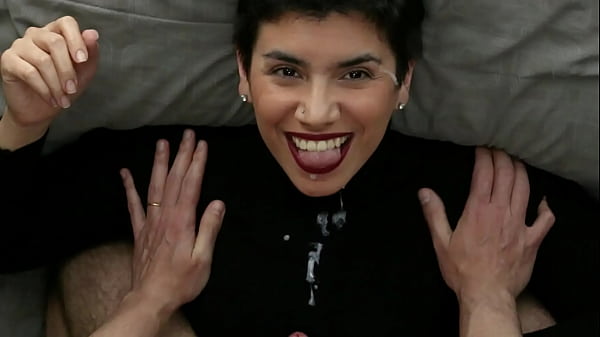 POV cum on clothes andfacial